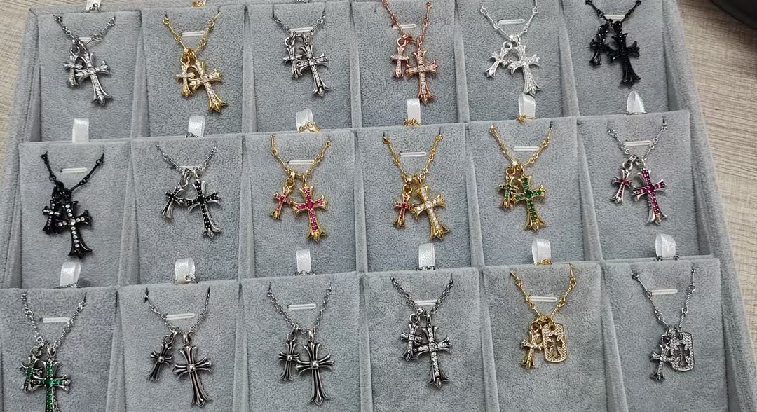 Chrome Hearts Elegant Cross Pendant Necklaces